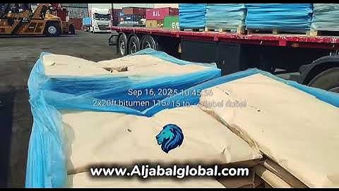 Bitumen 115/15 Export Process by Al Jabal Holding | Shipment to Cameroon | September 2025