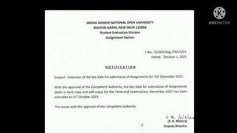 #IGNOU ASSIGNMENT SUBMISSION DATE #EXTENDED UPTO 31st OCT,2021#SHORTS