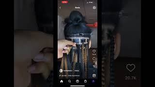 Knotless braid tutorial 💕 screenshot 5