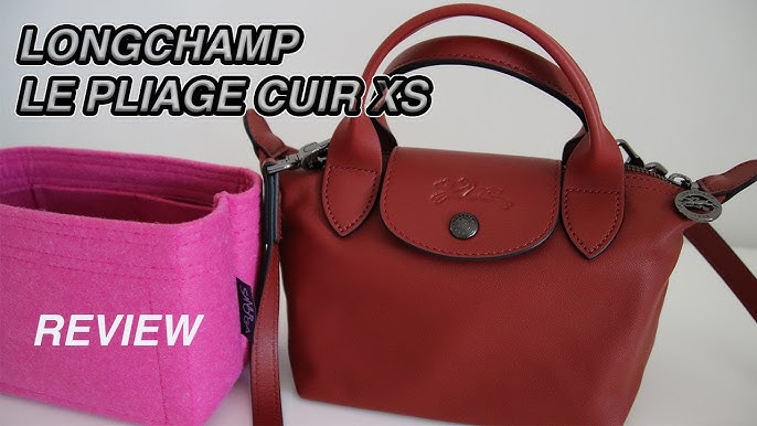 LONGCHAMP LE PLIAGE CUIR NANO TOP HANDLE BAG – Caroline's Fashion Luxuries