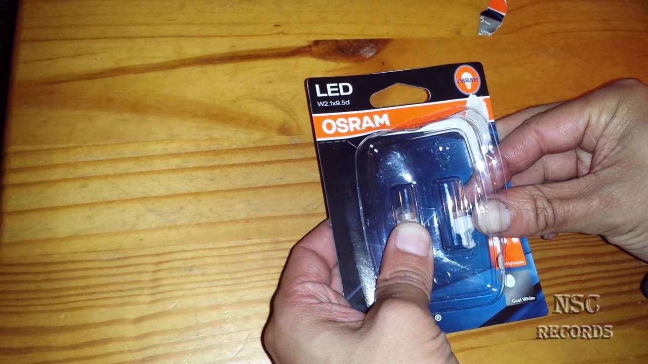 Osram W5W W2.1x9.5d LED Retrofit Blau Satz 12 volt