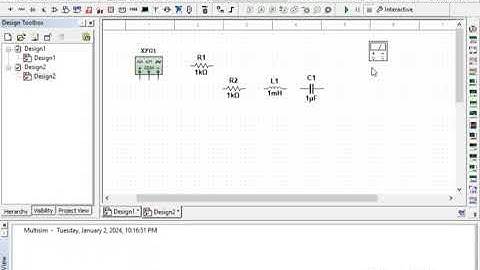 Simulation of RLC series and parallel circuits #eee #multisim #diploma #electricalengineering