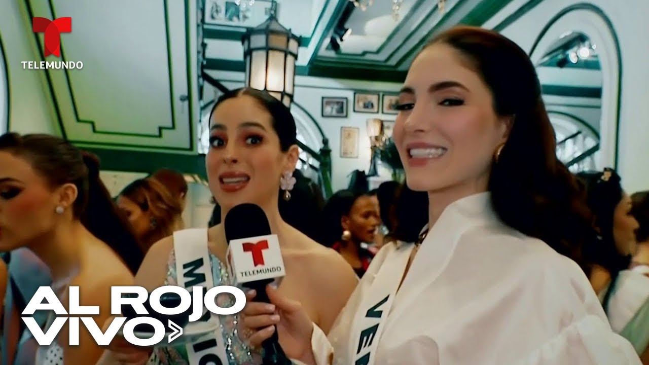 Miss Venezuela y Miss México entrevistan a chef en Tailandia para Telemundo