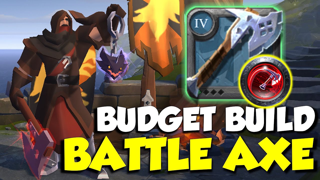 Cheap Battle Axe Build, Solo PvP, Albion Online