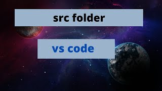 create src folder in vs code #shorts