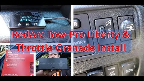 RedArc Brake Controller and Throttle Grenade Install on my 5th Gen 4Runner
