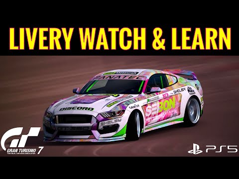Gran Turismo 7 - Livery Watch and Learn