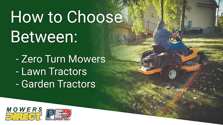 How to Choose Between a Zero Turn and Other Riding Lawn Mowers