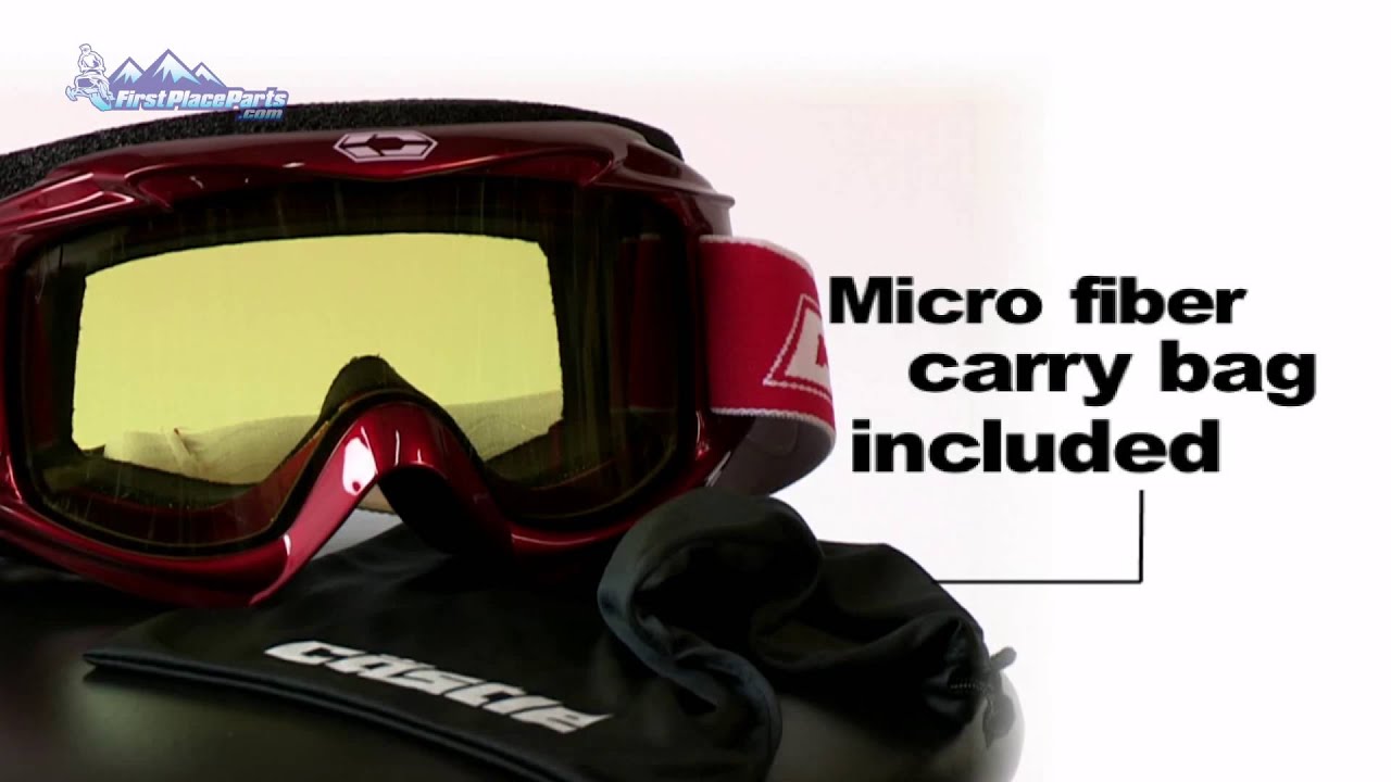 Castle X Launch Snowmobile Goggle YouTube