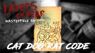 Layers Of Fear - CAT DOG RAT - Puzzle Solution