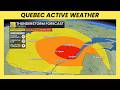 Severe risk grows across Quebec today with tornadic potential | #forecast
