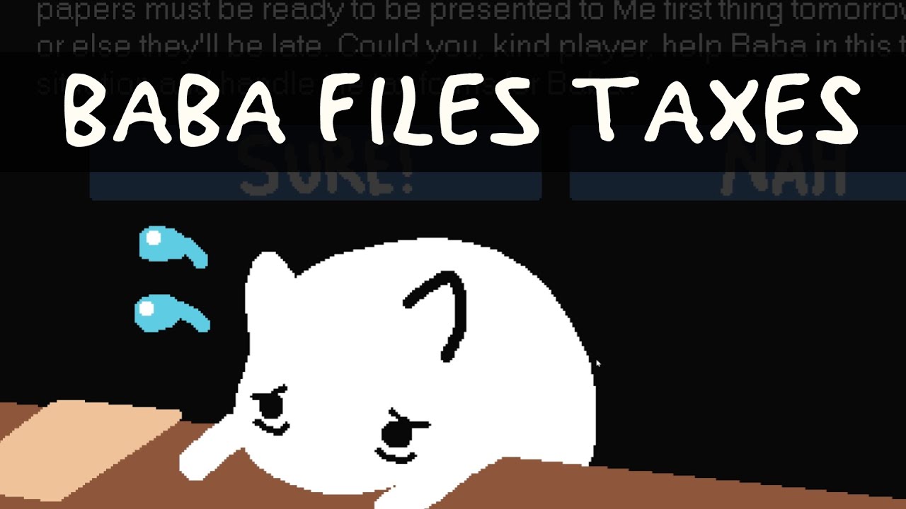 Baba Files Taxes - Baba is You mini game - PC by: Arvi Teikari - YouTube