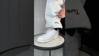 U ever seen sweats made like this before?#sweatpants #streetwear#sneakerheads #jordan4 #highschool