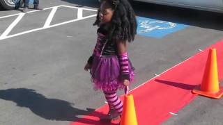 My daughter getting out of her limo and performing at her birthday ...