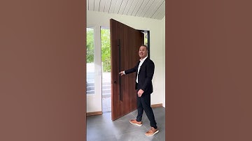 Pivot Hinge Door in a Luxury Home