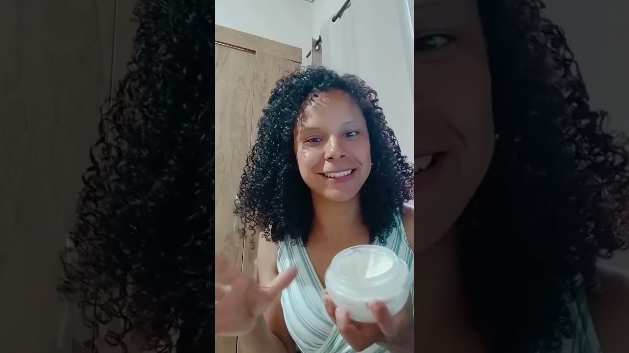 Cabelo finalizado com o Creme de gordura Bovina 