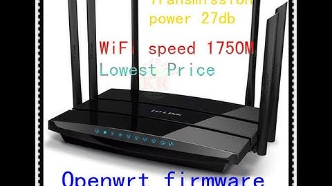 Openwrt software based tp link or other rouers setup tutorial