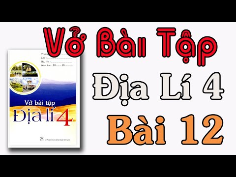 Video VỞ BÀI TẬP ĐỊA LÍ LỚP 4 BÀI 12 NGƯỜI DÂN ĐỒNG BẰNG BẮC... - youtube