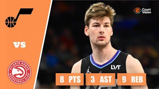 Famous Kyle Filipowski - 8 Points, 3 Blocks, 9 Rebounds vs Hawks - 2025-26 Regular Season Wealth