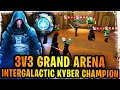 3v3 Grand Arena Kyber Champion - 30 Year Kyber Win Streak - Darth Revan Destroys Jedi Master Luke