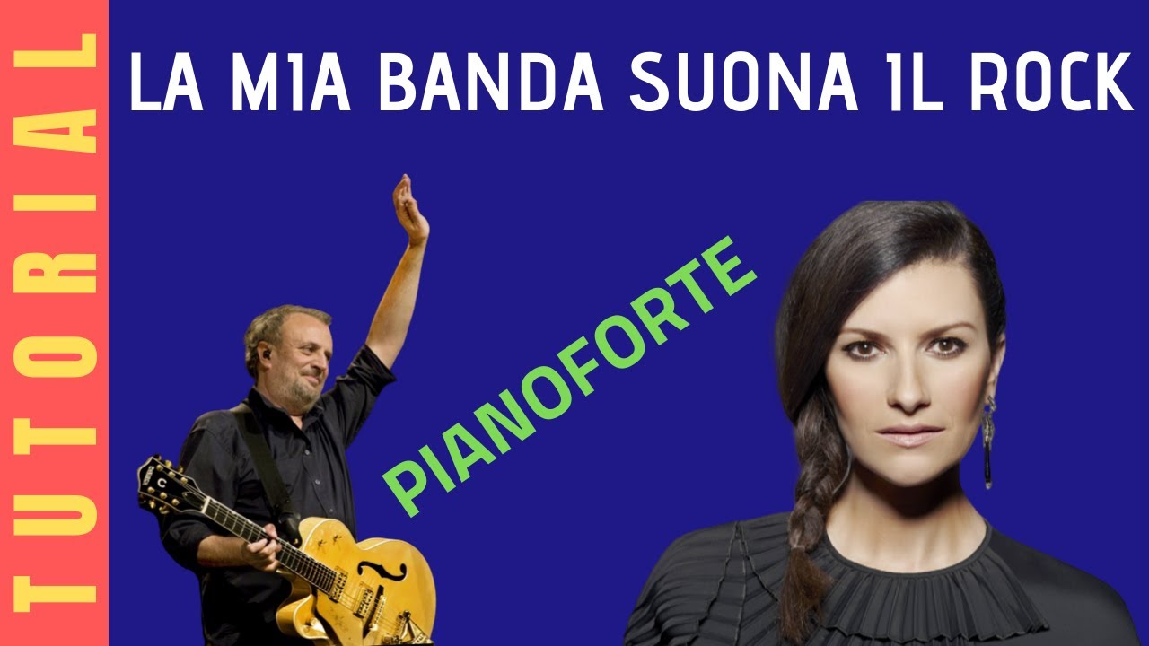 La mia banda suona il rock (Ivano Fossati) PIANOFORTE TUTORIAL YouTube