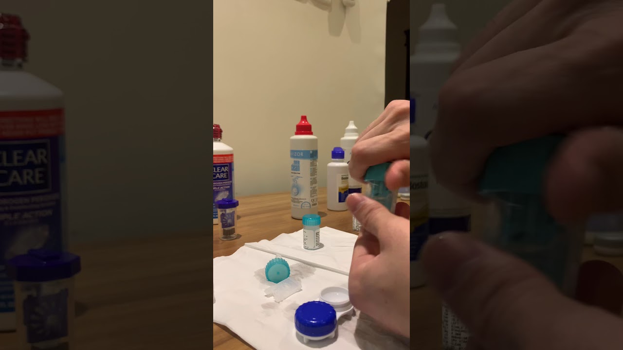 استخدام المحاليل لـ #القرنية_المخروطية #العدسات_الصلبة . الجزء الرابع