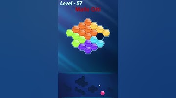 BLOCK! Hexa Puzzle! Regular A Level 57 (Basic) - Lösung Solution Walkthrough