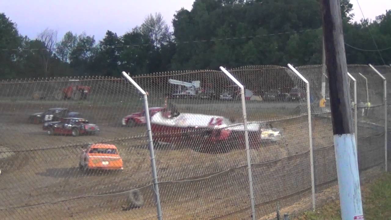Thundercar Crash (Montpelier Speedway 72012) YouTube