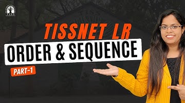 TISSNET - Logical Reasoning : Order & Sequence Part 1