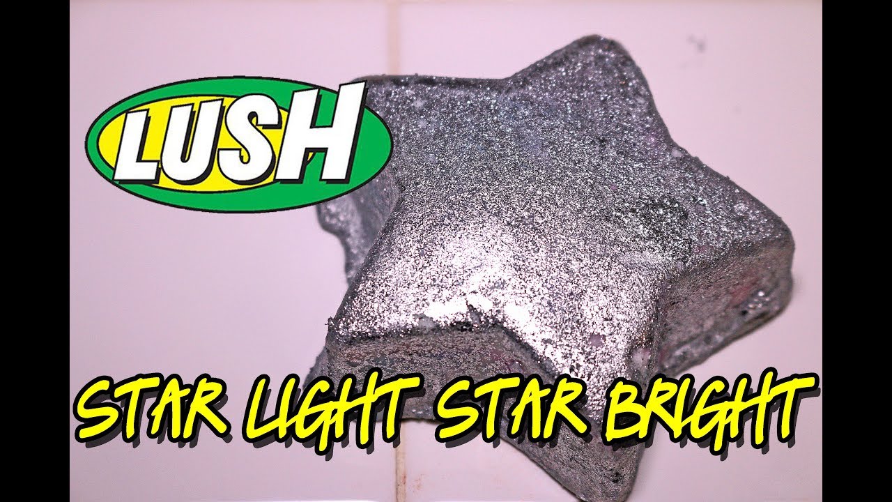 Lush Star Light Star Bright Luxury Bath Melt Christmas 17 Demo Review Underwater View Youtube