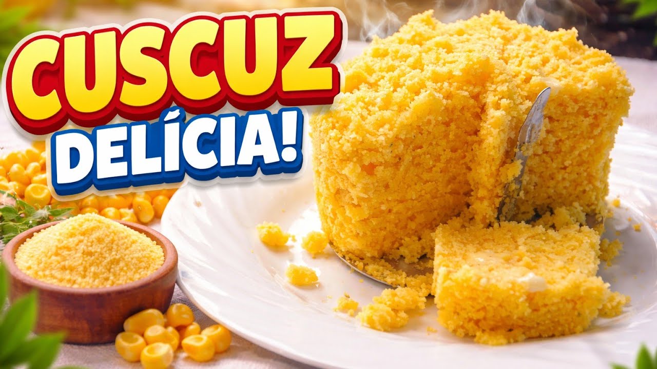 CUSCUZ NORDESTINO RAIZ🌽 FOFINHO Simple e Perfeito😋