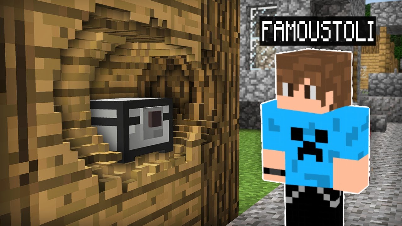 ΒΡΗΚΑ ΕΝΑ ΜΥΣΤΙΚΟ CHEST ΣΤΟΝ ΤΟΙΧΟ ΤΟΥ ΣΠΙΤΙΟΥ ΜΟΥ ΣΤΟ MINECRAFT