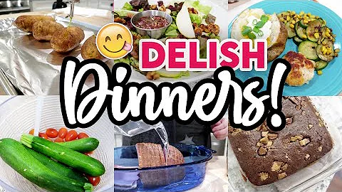 WHAT'S FOR DINNER? 🍽 FISH CAKES 🥗 PEAR BALSAMIC SALAD 🍫 SUGAR FREE PEANUT BUTTER BROWNIES