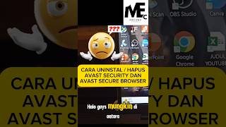CARA UNINSTAL / HAPUS AVAST SECURITY DAN AVAST SECURE BROWSER‼️ #shorts #avast #hapus #uninstal