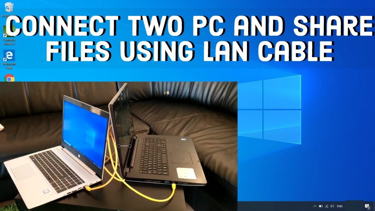 สาย lan cat7  2022  How to Connect Two Computers and share files using LAN Cable on WINDOWS 10