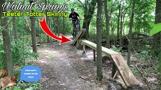 BUILDING A BACKYARD MTB TEETER TOTTER SKINNY: 22FT Skinny With A Teeter Totter