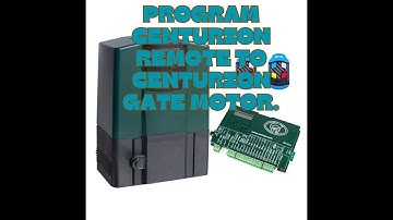 Program Your Centurion Remote to Gate Motor in Minutes!