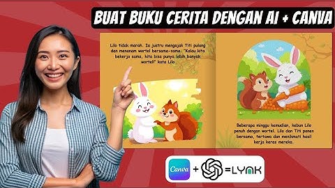 Bikin Buku Cerita Anak Digital Hanya dari Canva & AI?! Bisa Dijual Juga! 💰📚