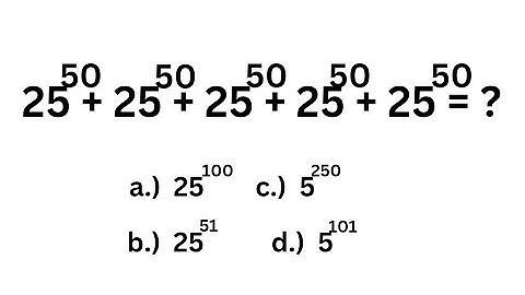 👍Nice Exponential Problem | Sum Of Powers | Fast Method