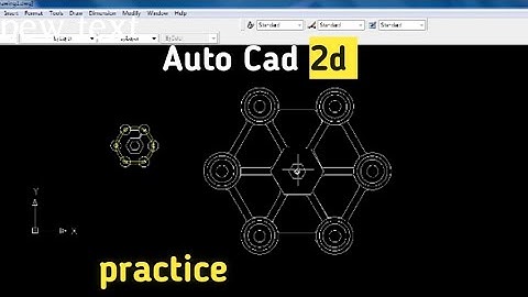AutoCAD 2D Practice Drawing / Exercise 1 / Basic & Advance Tutorial