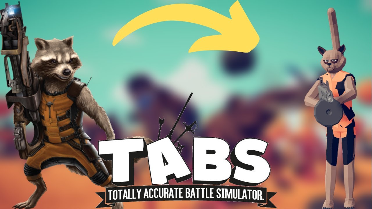 Tab Racotan How to make Rocket Racoon in TABS - YouTube