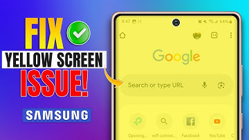 How to Fix Yellow Screen Display on Samsung Phones | Samsung Yellow Display Problem