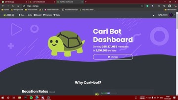 Setup Reaction Roles in Discord using Carl Bot | Let people choose roles through emojis