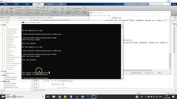 Finding Peaks (Local Maxima) | MATLAB | JAVA