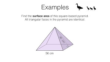 G17f video 3 of 3 Finding the surface area of a pyramid