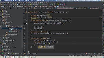 62-22 5 0 recyclerview的初步使用