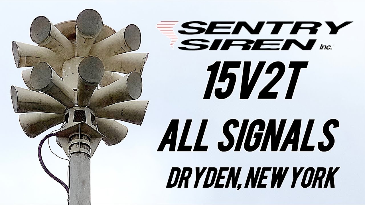 Sentry 15V2T Siren Special Test | All Signals | Dryden, NY | 11/22/25