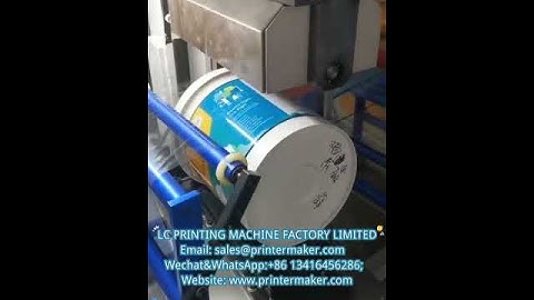 PP bucket pails CNC heat transfer machine model AHT-260