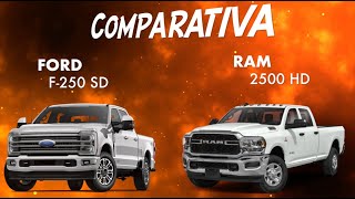 FORD F-250 VS RAM 2500 COMPARATIVA