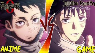 Yuta Okkotsu VS Suguru Geto-Jujutsu Kaisen Movie VS Game Comparison